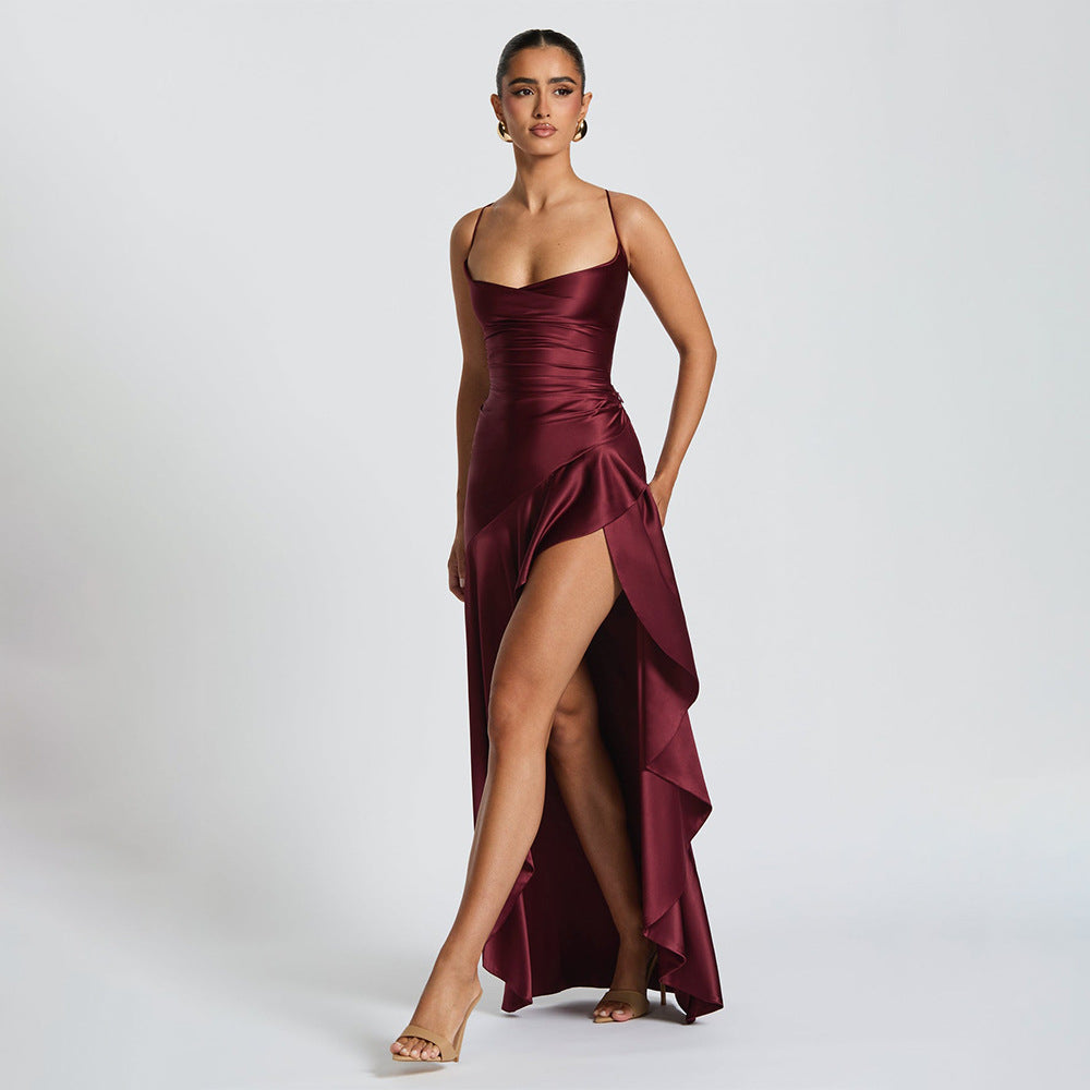 Samira - Vestido Maxi Satén