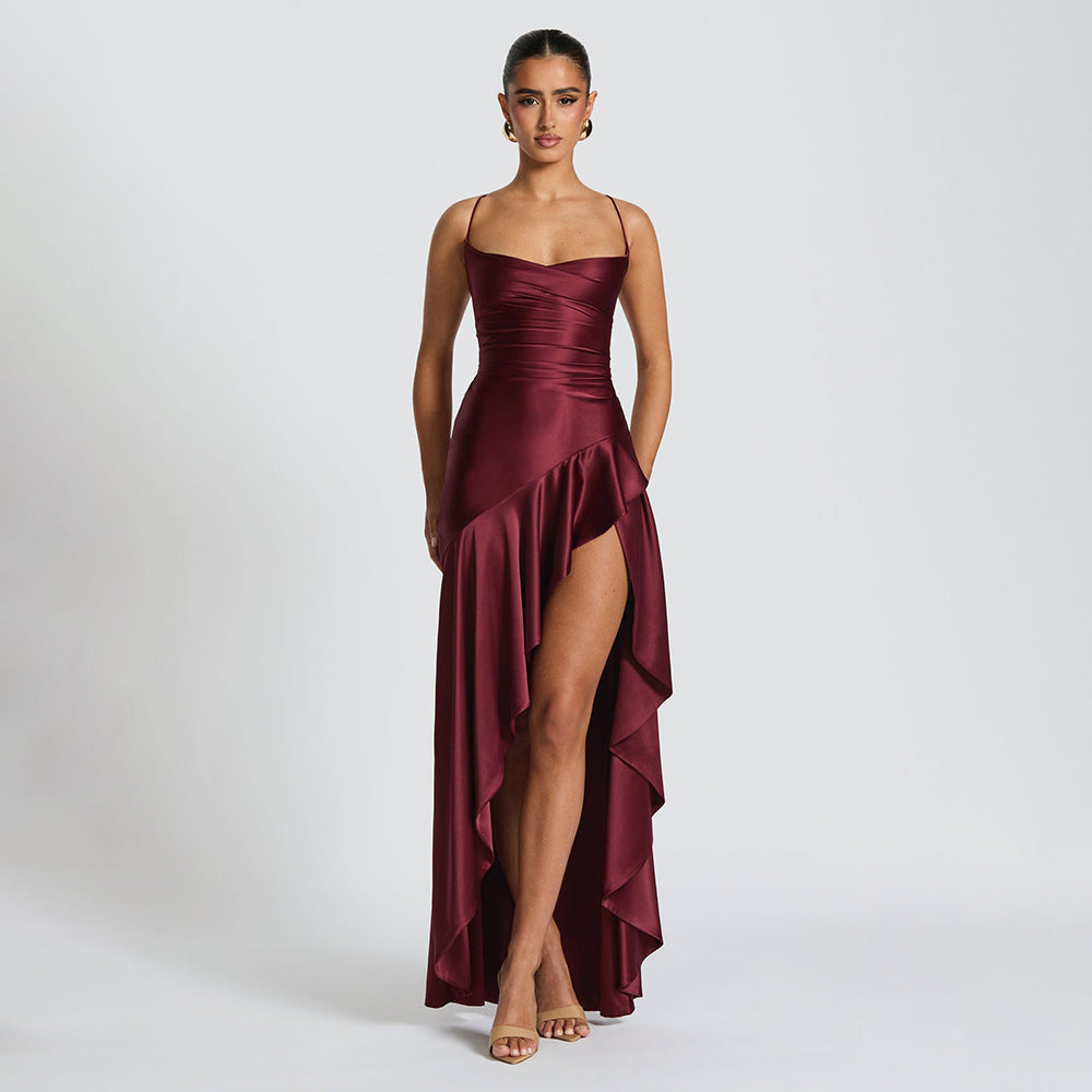 Samira - Vestido Maxi Satén
