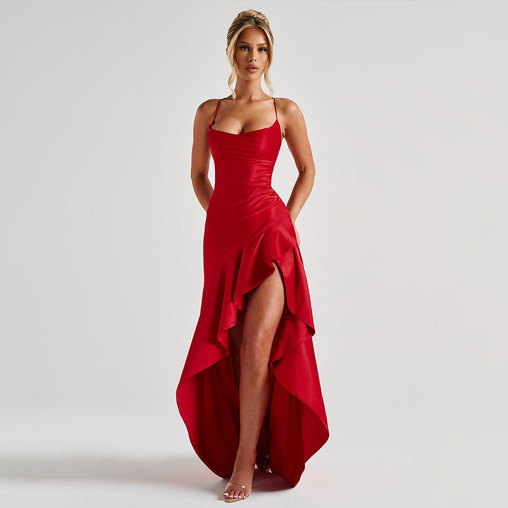 Samira - Vestido Maxi Satén