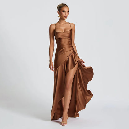 Samira - Vestido Maxi Satén