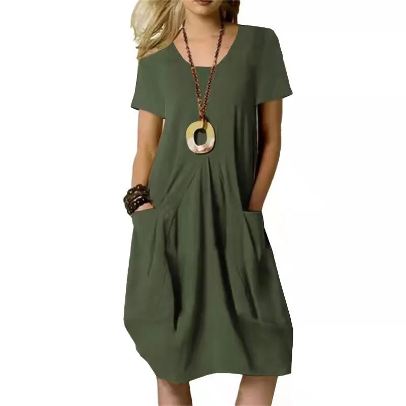 OLIVIA - Vestido Suelto Casua