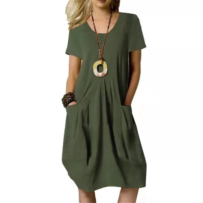 OLIVIA - Vestido Suelto Casua