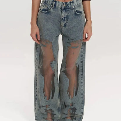 CHLOÉ -Jean Denim Transparente
