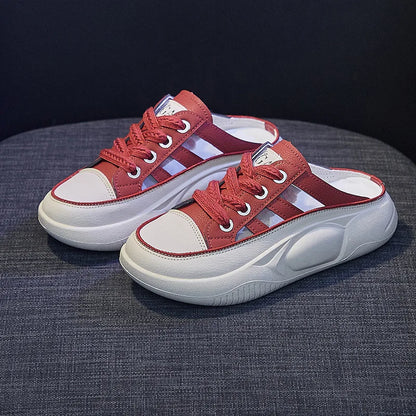 Zapatos De Mujer con suela gruesa transpirable,