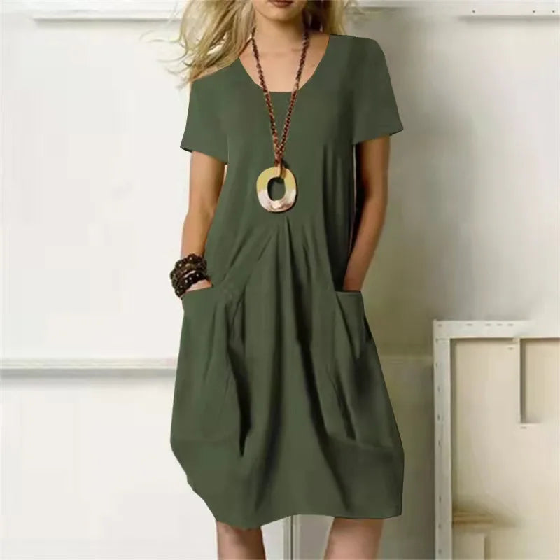 OLIVIA - Vestido Suelto Casua