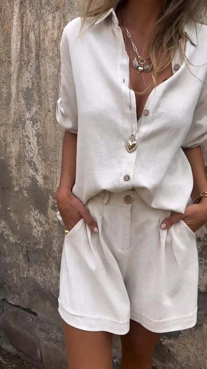 CAMELIA - Conjunto Blusa y Short