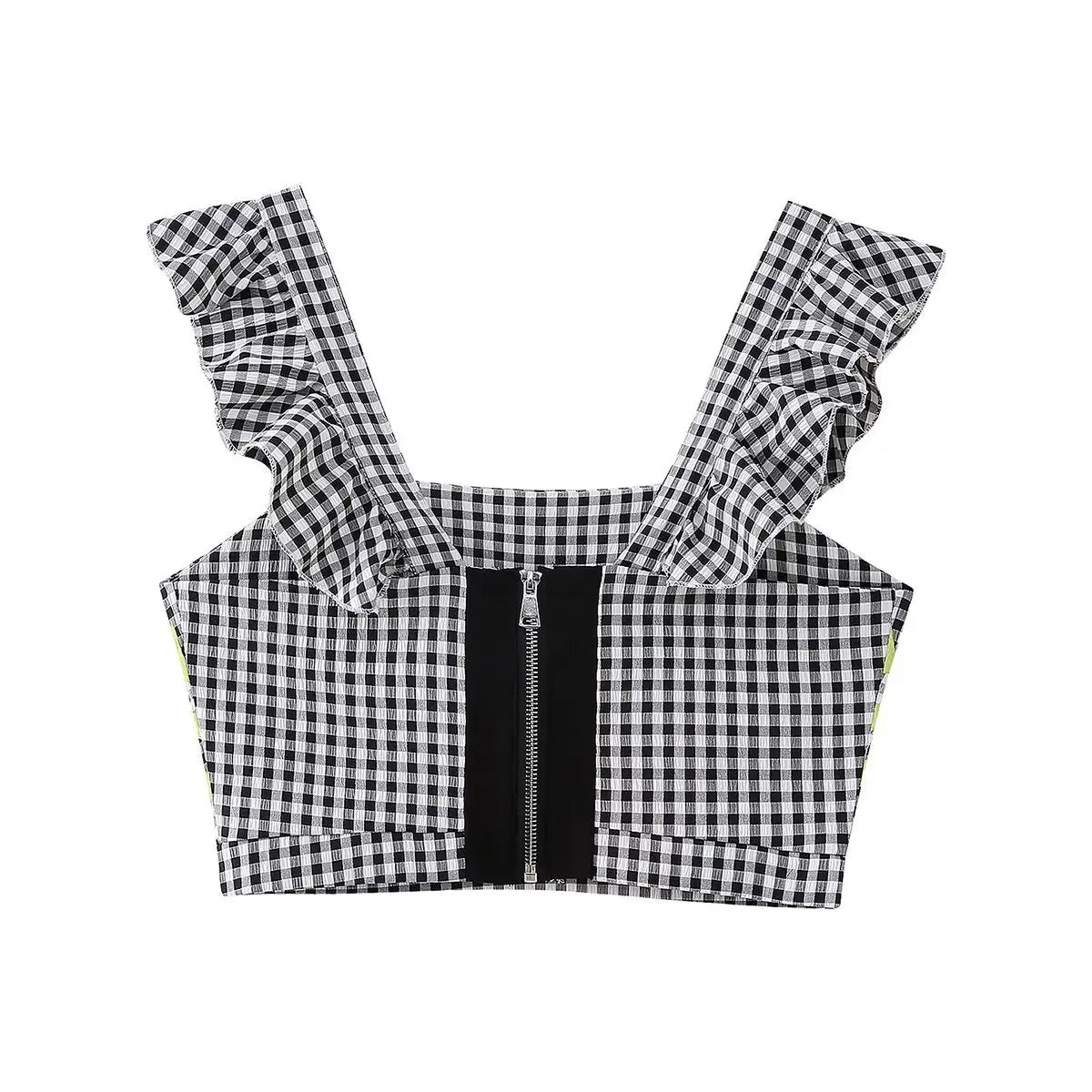 LIA - Top y Falda Estampado geométrico