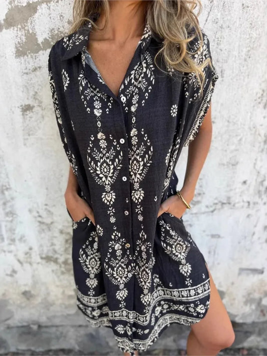 JOSEFA- Vestido veraniego con botones