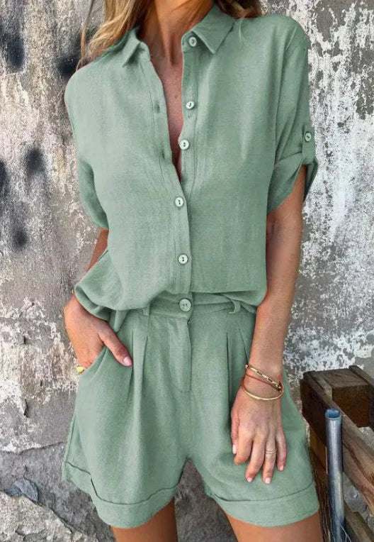 CAMELIA - Conjunto Blusa y Short