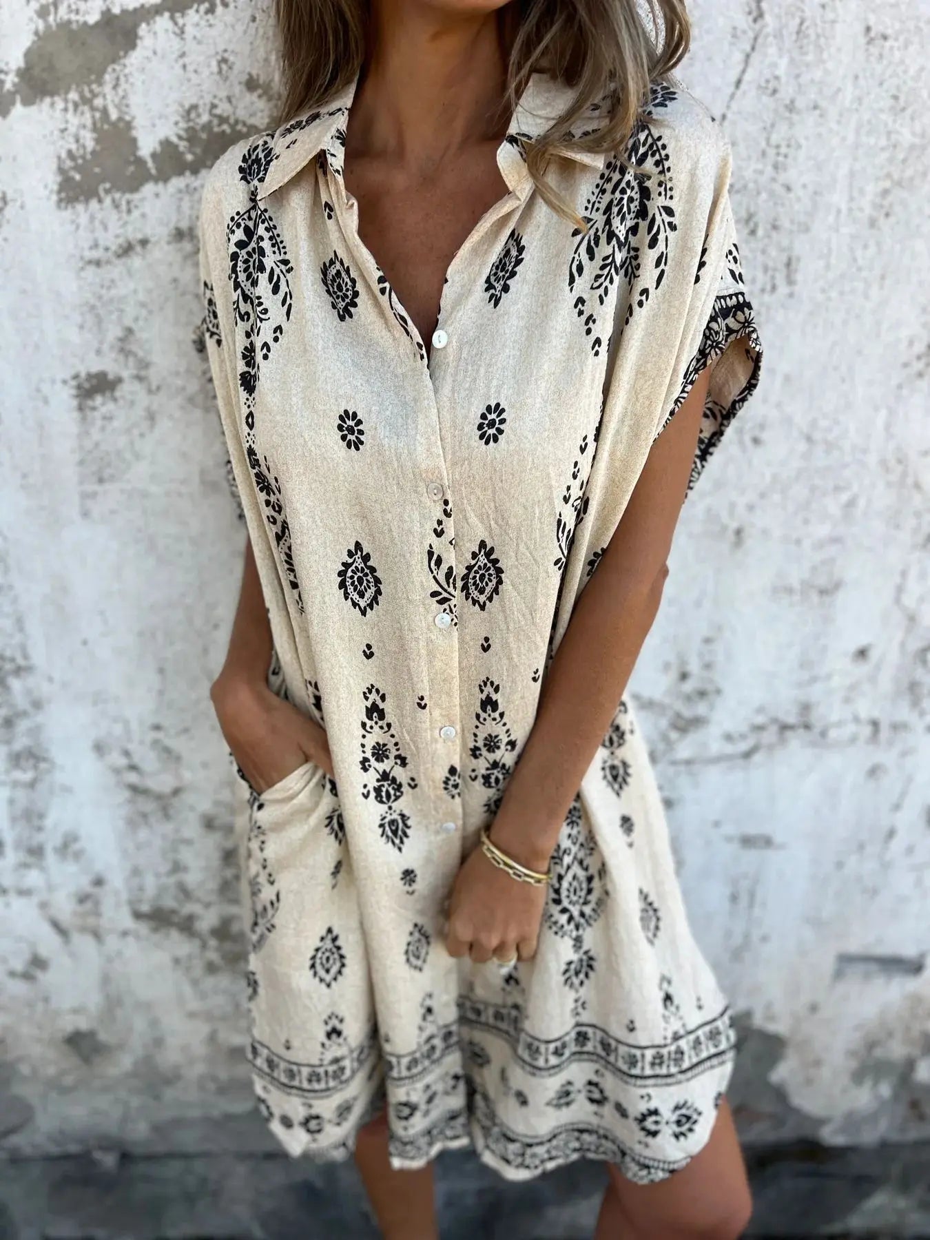 JOSEFA- Vestido veraniego con botones