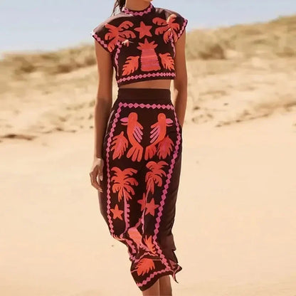 NOUR - Conjunto Top y Falda