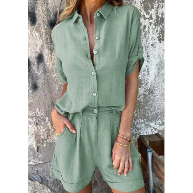 CAMELIA - Conjunto Blusa y Short