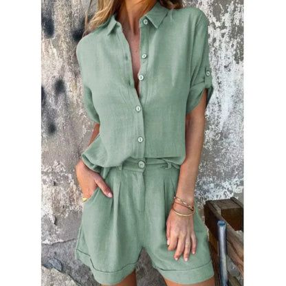 CAMELIA - Conjunto Blusa y Short