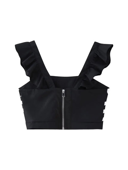 LIA - Top y Falda Estampado geométrico
