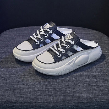 Zapatos De Mujer con suela gruesa transpirable,
