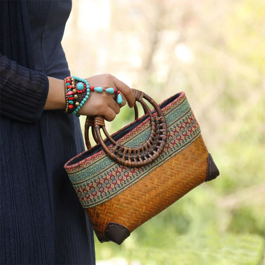 Bolso Bohemio tejido