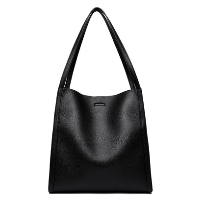 Bolso tote de PU piel en color liso