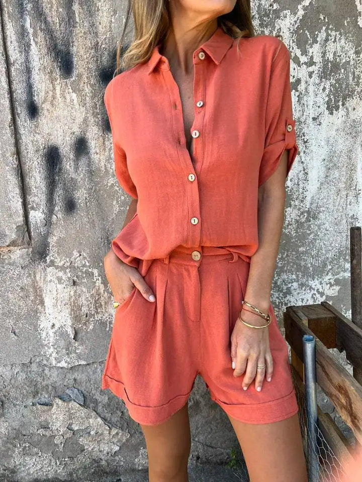 CAMELIA - Conjunto Blusa y Short