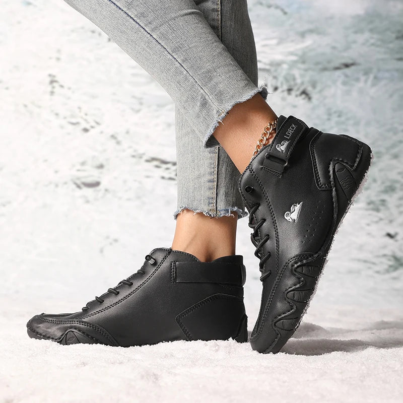 Zapatos Mujer impermeables, Cuero PU