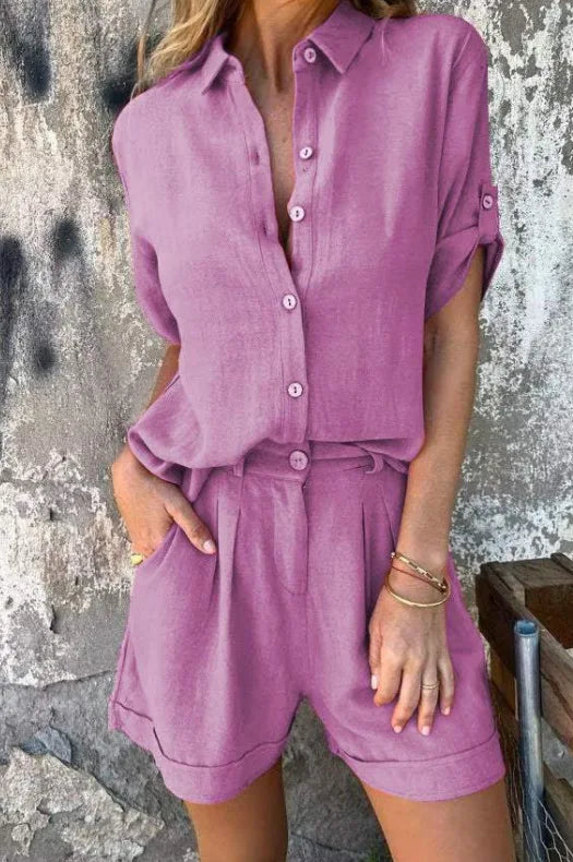 CAMELIA - Conjunto Blusa y Short
