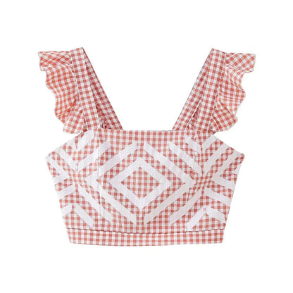 LIA - Top y Falda Estampado geométrico