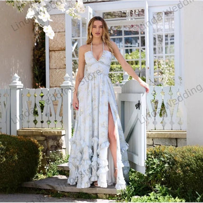 Emma A- Vestido Largo Floral