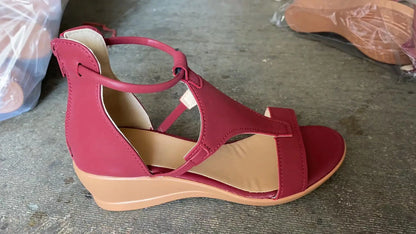 Sandalias Vintage con punta abierta