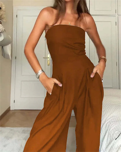 SILVIA- Mono Strapless Elegante
