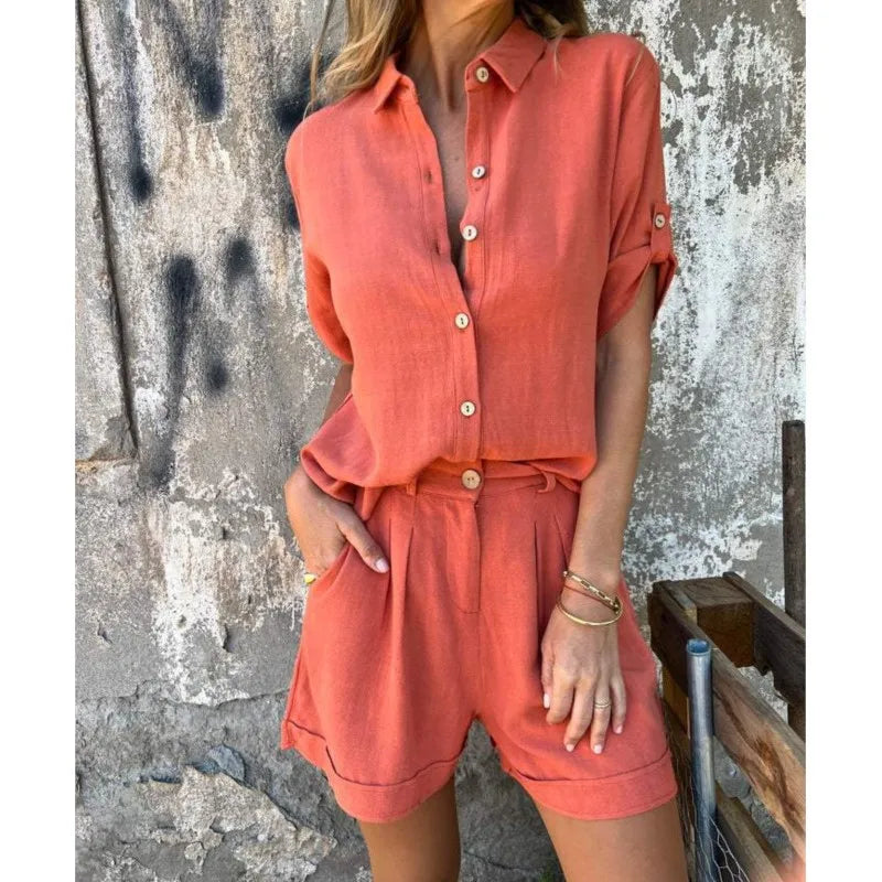 CAMELIA - Conjunto Blusa y Short