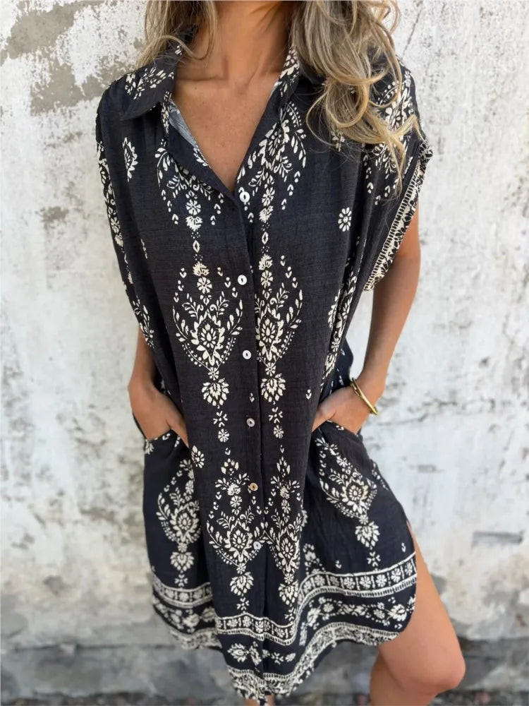JOSEFA- Vestido veraniego con botones