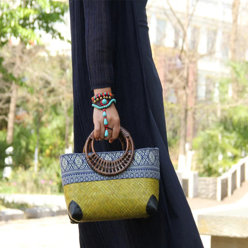 Bolso Bohemio tejido