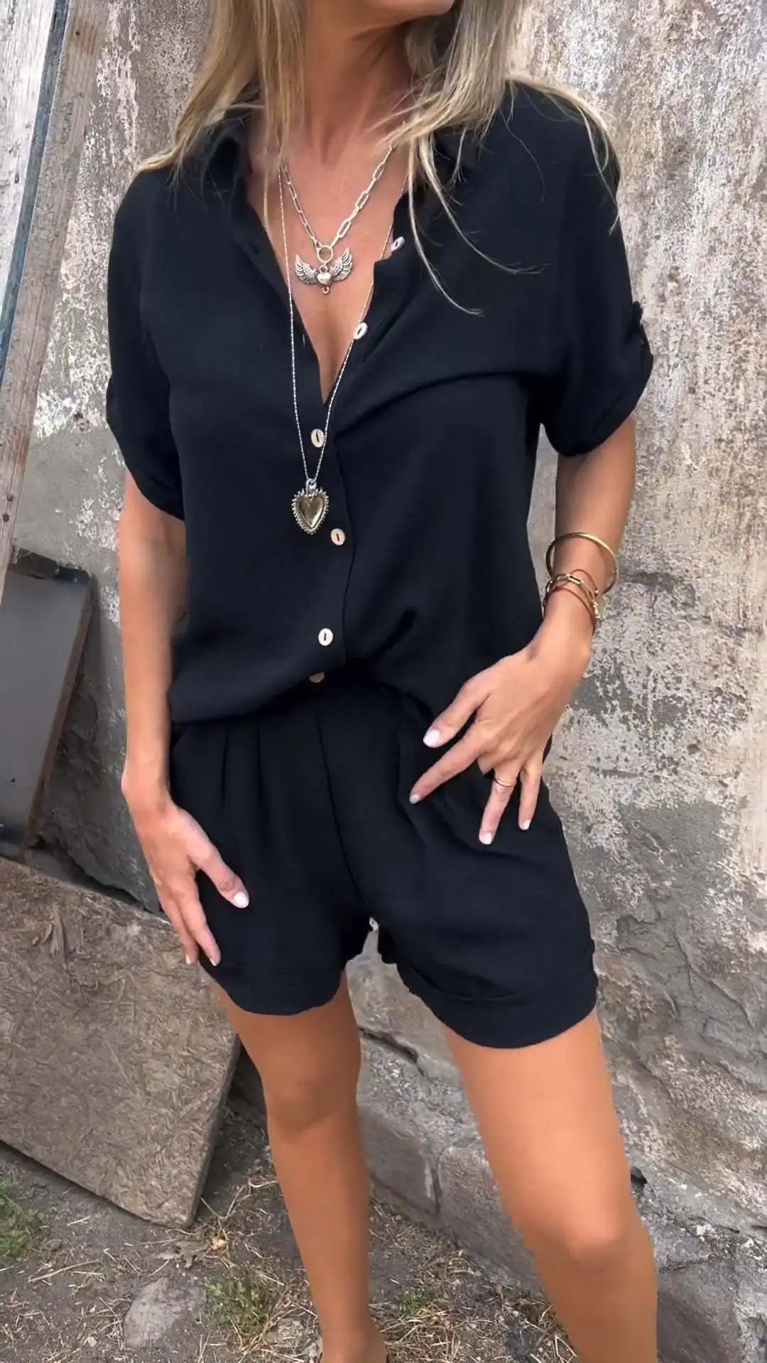 CAMELIA - Conjunto Blusa y Short