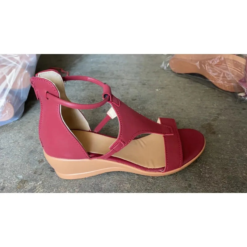 Sandalias Vintage con punta abierta