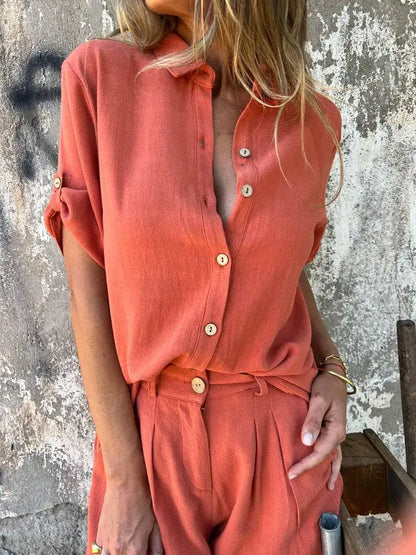 CAMELIA - Conjunto Blusa y Short