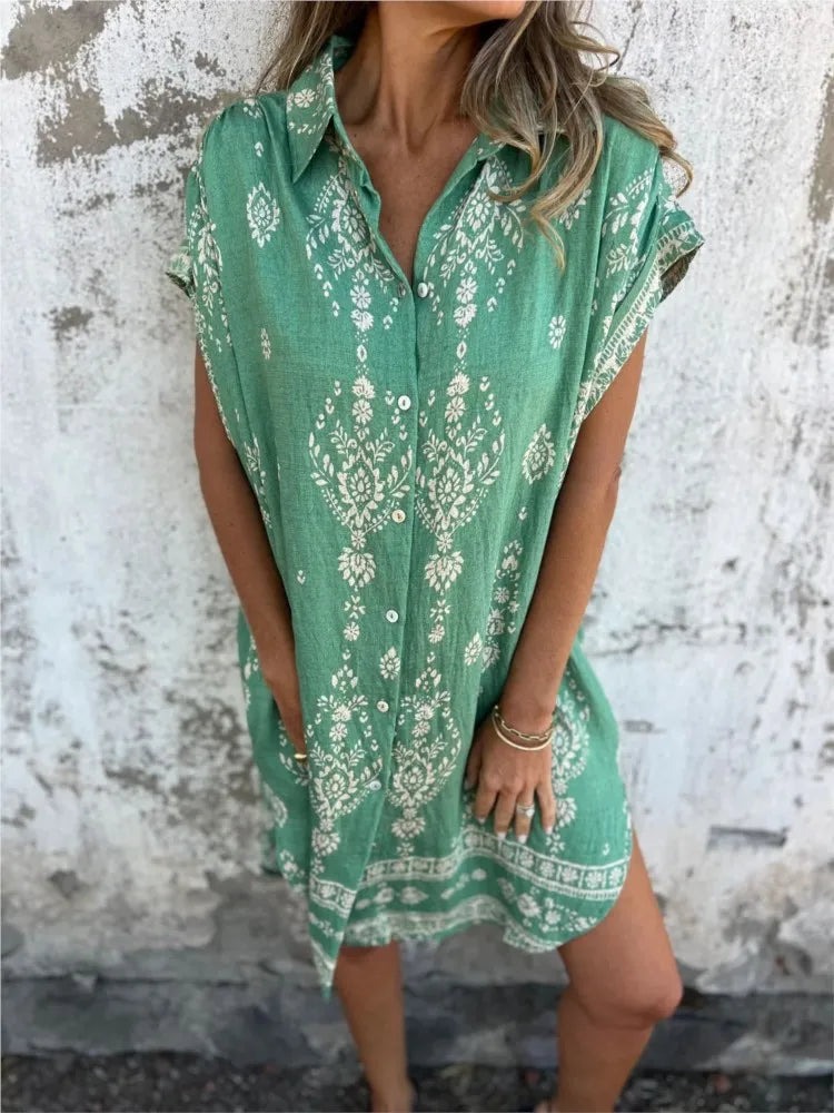 JOSEFA- Vestido veraniego con botones