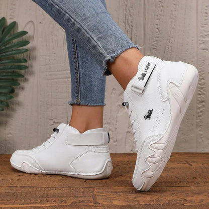 Zapatos cuero PU para mujer,  transpirables e Impermeables