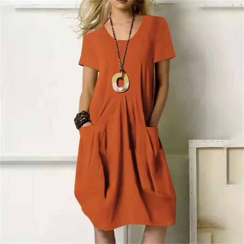 OLIVIA - Vestido Suelto Casua