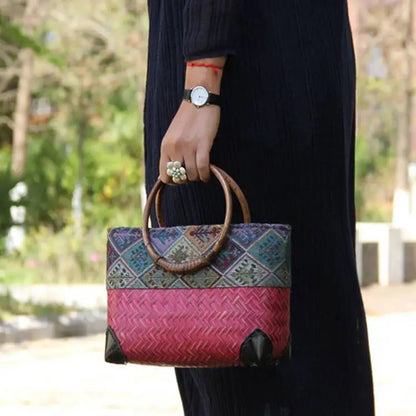 Bolso Bohemio tejido