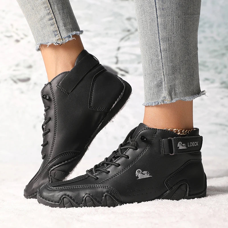 Zapatos Mujer impermeables, Cuero PU