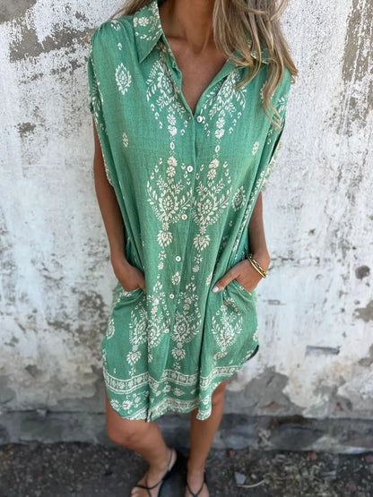 JOSEFA- Vestido veraniego con botones