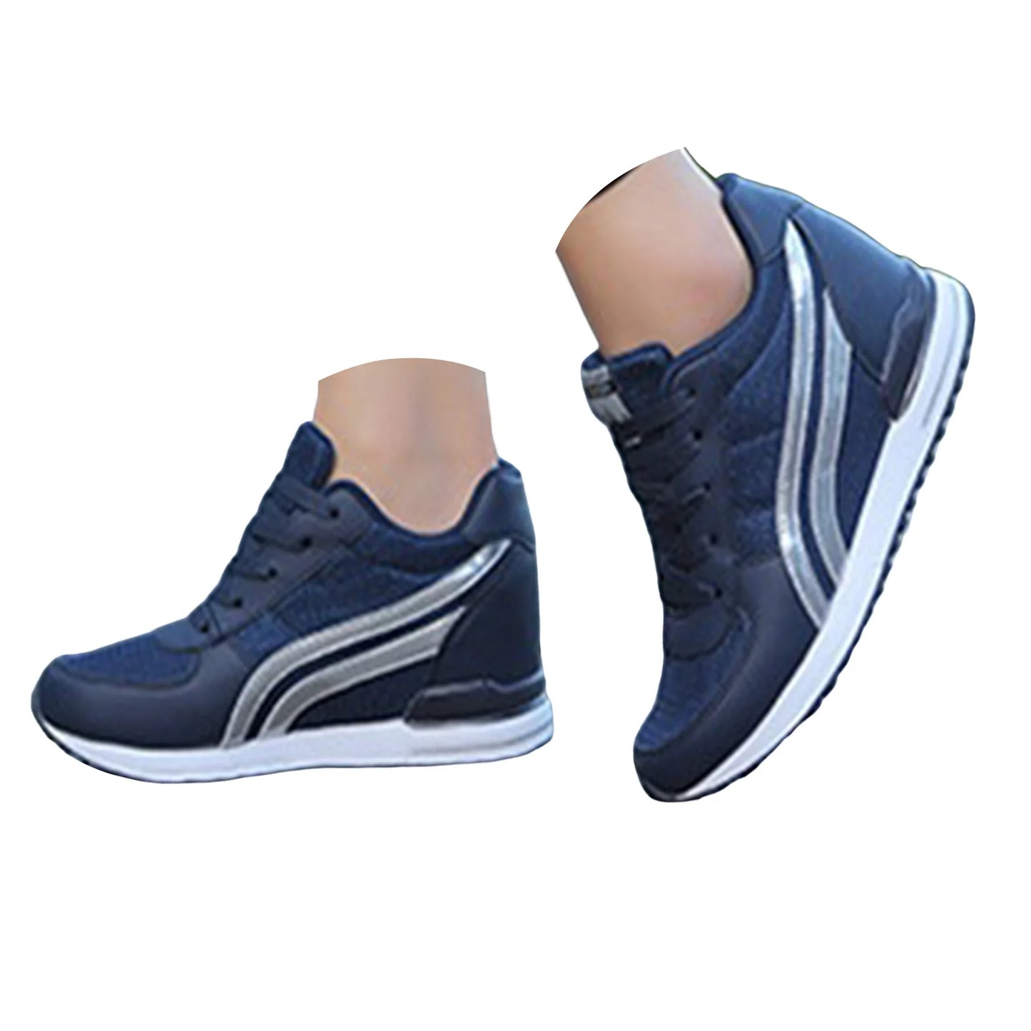 Zapatillas con cuña para mujer