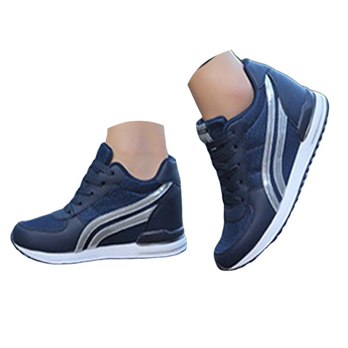 Zapatillas con cuña para mujer